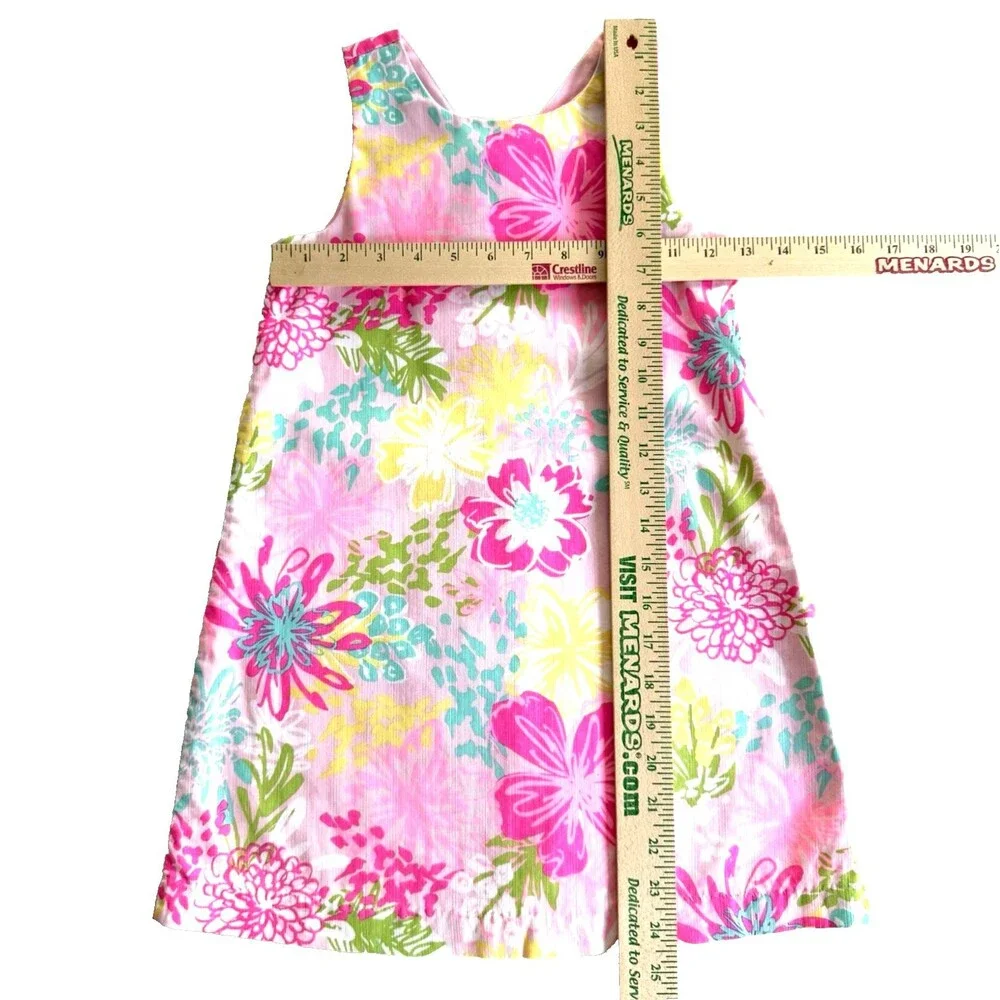 Tommy Bahama Dress Girls Hawaiian Floral Sleeveless Lined Summer Vacation Sz 6